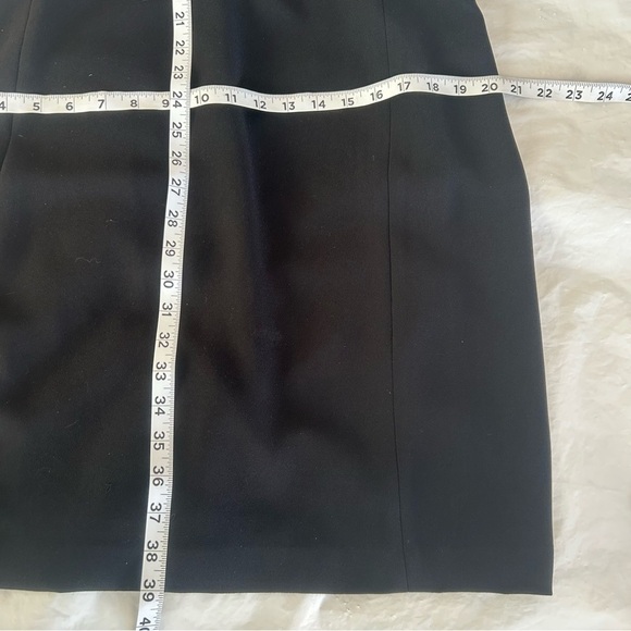 LAUREN RALPH LAUREN Flutter Sleeve Black Sheath Dress Size 10 - Picture 10 of 10